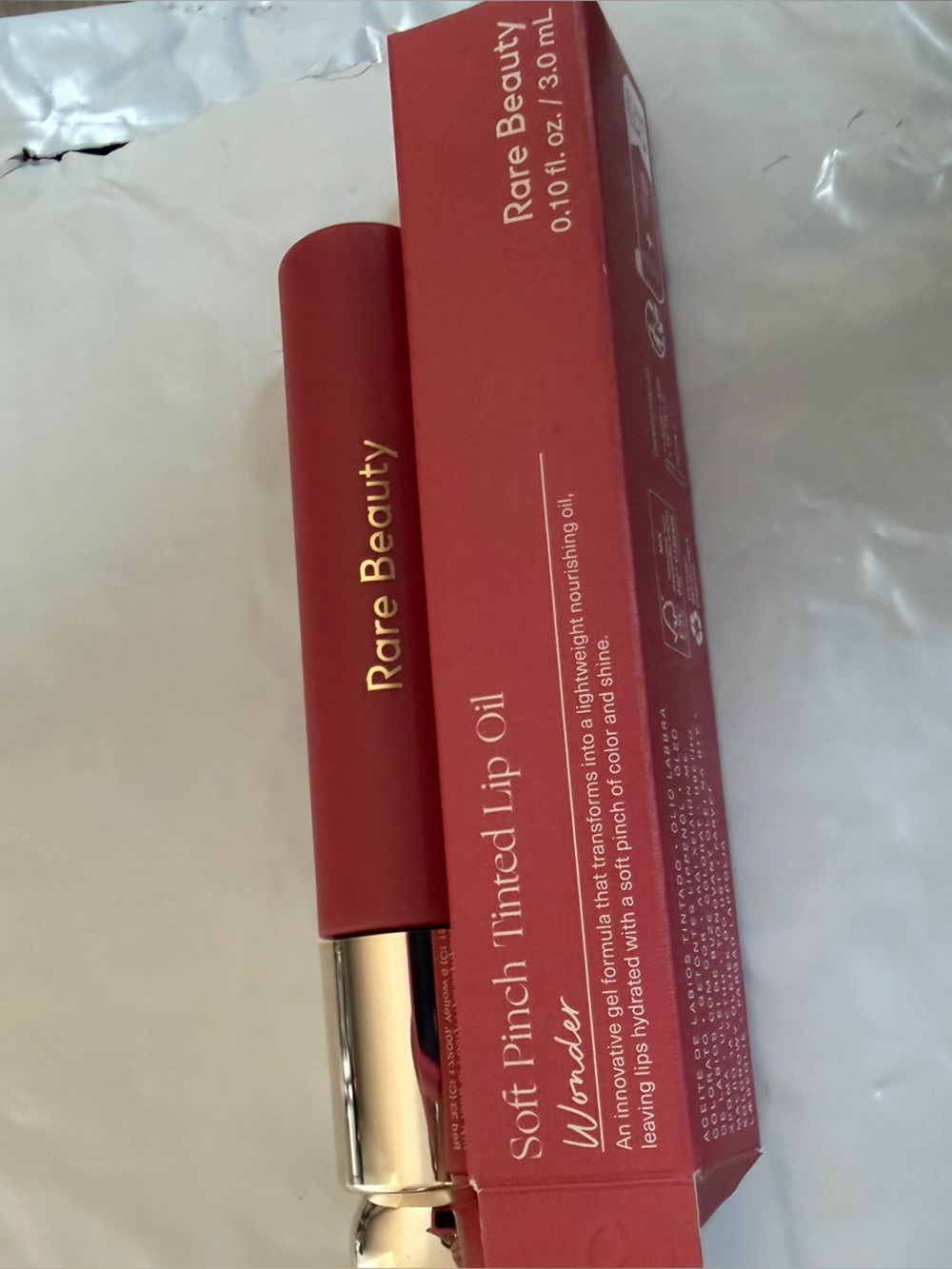 Rare Beauty Soft Pinch Tinted Lip Oil — Deep Rose
